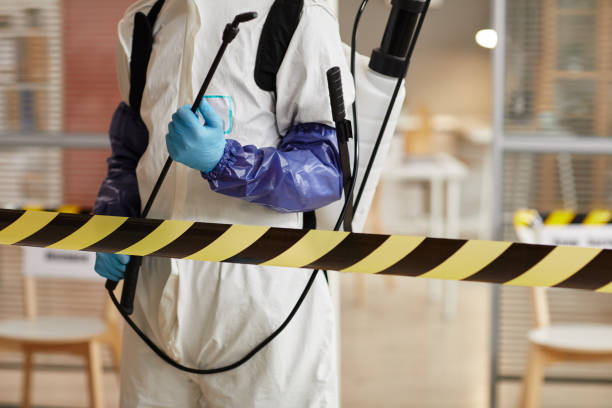 Professional Blood Cleanup technician working in Altamont, IL